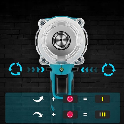 AKUMULATOROWY KLUCZ UDAROWY BEZSZCZOTKOWY 650Nm 1280W + 3x BATERIA 18V na Arena.pl