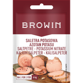 Saletra potasowa do peklowania mięsa.