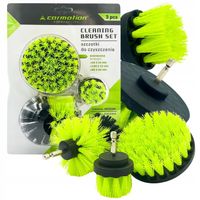 ZESTAW SZCZOTEK WIERTARKA WKRĘTARKA 3 SZT 1/4