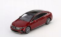 MINI GT MERCEDES-BENZ EQS 580 4MATIC 2024 Red Metallic - Blister 1:64
