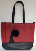Gallantry Paris – torebka damska shopper bordowa