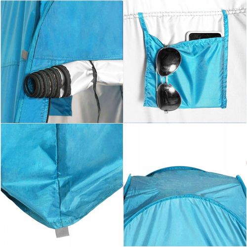 NAMIOT NA PRYSZNIC TOALETA WC PRZEBIERALNIA PRZENOŚNA KEMPINGOWY PLAŻOWY na Arena.pl