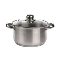 Garnek z pokrywką Garnuszek stalowy indukcja Altom Design Fabio 2,6 l 18cm