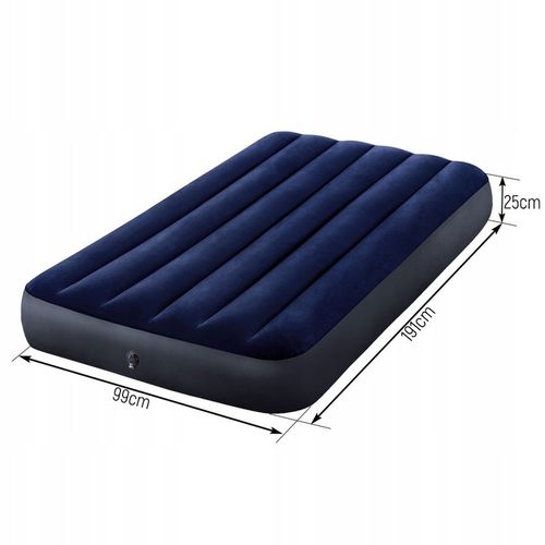 Materac Dmuchany Welurowy Jednoosobowy Łóżko 191x99 Intex 64757 MODEL 2025 na Arena.pl