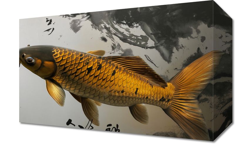 Obraz 30x20cm Spokojna Ryba Koi zdjęcie 1