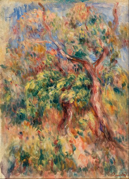 Landscape, Pierre-Auguste Renoir - plakat 70x100 cm zdjęcie 1