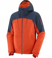 Kurtka narciarska Salomon BRILLIANT JACKET M Fiery Red/CARBON