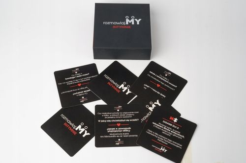 Prezent gra dla par Rozmawiaj.MY Intymnie 50 KART 90 PYTAŃ rozpalcie emocje na Arena.pl