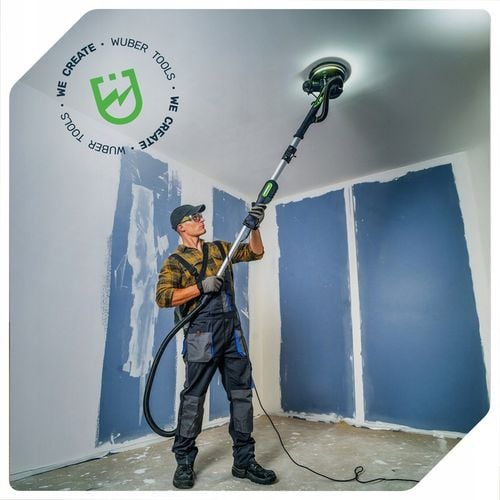 SZLIFIERKA DO GŁADZI GIPSU ŚCIAN SUFITU TYNKU ŻYRAFA WYSIĘGNIK 900W na Arena.pl