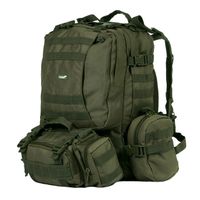 Texar Plecak Camper 60 l Turystyczny Miejski Militarny Survival Zielony Zes