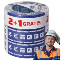 Taśma Malarska Niebieska Blue Dolphin Łatwe Usuwanie 38mm x 50m 2+1 GRATIS