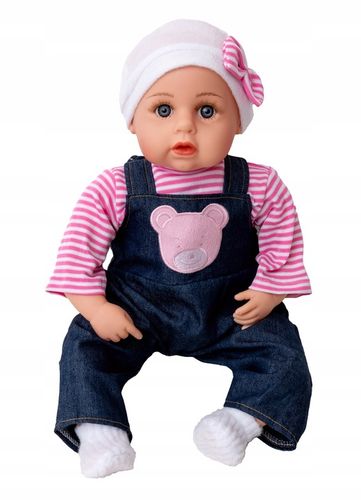 Lalka bobas interaktywna mówi śpiewa PL ZESTAW SMOCZEK + PAMPERSY + BUTELKI na Arena.pl