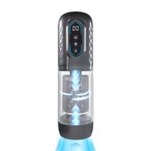 Vortex - Suction Rotation And Thrusting Masturbator Pump - Gun Metal