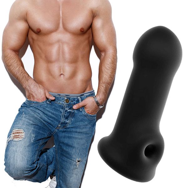 Przedłużka, nasadka na penisa, czarna + perfumy. zdjęcie 9