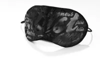 bijoux indiscrets blind passion mask satynowa opaska na oczy czarna