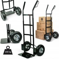 WÓZEK TRANSPORTOWY KURIERSKI MAGAZYNOWY TOWAROWY MŁYNARKA 200 KG GEPARDI