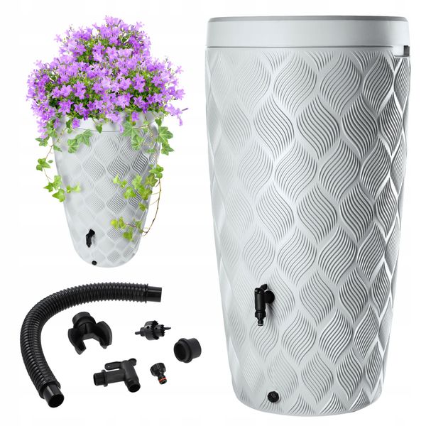 Zbiornik Na Deszczówkę Wodę 240L Donica Kran Duża zdjęcie 1