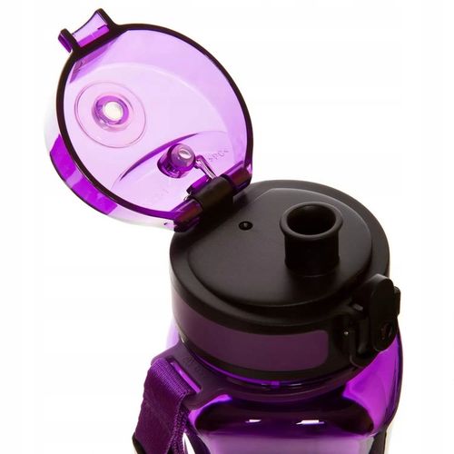 BUTELKA NA WODĘ SPORTOWA 550ML SHAKER DO BIAŁKA DO ODŻYWEK TRITAN FIOLETOWY na Arena.pl