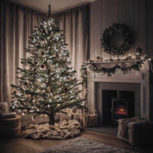 Lampki Świąteczne Światełka Choinkowe LED Zimne Zewnętrzne Flash 1000 Sztuk na Arena.pl