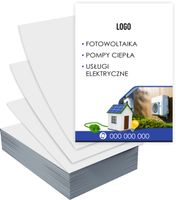 Ulotki A6 100 szt firmowe FOTOWOLTAIKA POMPY CIEPŁA + PROJEKT GRATIS