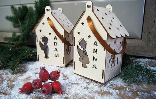 Lampion na roraty z imieniem dziecka grawer na Arena.pl