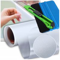 MATOWA FOLIA SAMPOPRZYLEPNA NA SZYBĘ OKNO DO ŁAZIENKI OKIENNA MROŻONA200x61