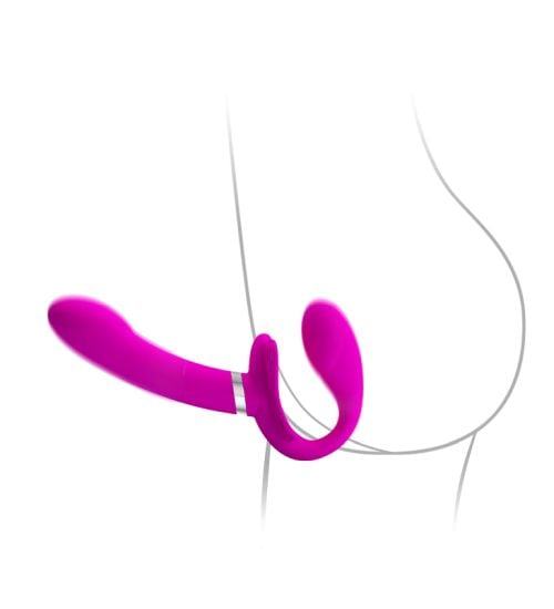 Strap-on podwójny z wibracją zdjęcie 5