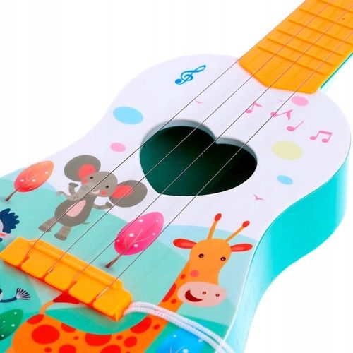 GITARA DLA DZIECI DUŻA 43CM UKULELE GRA INSTRUMENT na Arena.pl
