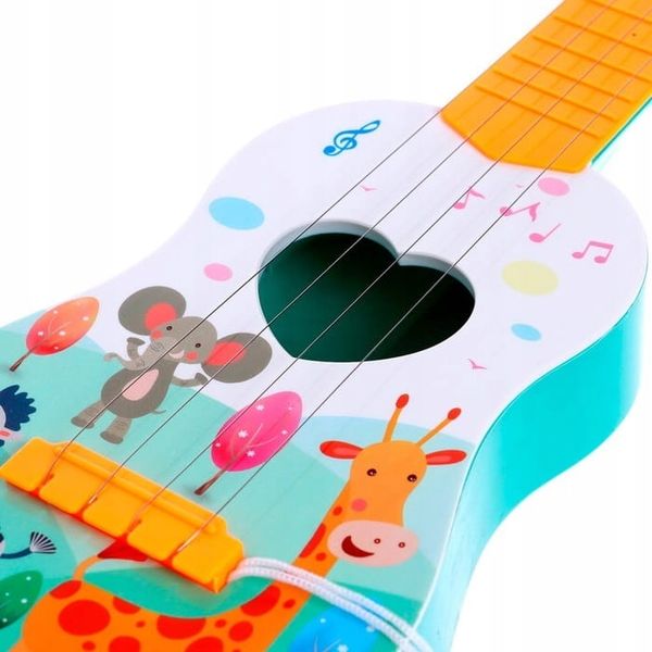 GITARA DLA DZIECI DUŻA 43CM UKULELE GRA INSTRUMENT zdjęcie 12