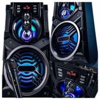 GŁOŚNIK PRZENOŚNY 850W KOLUMNA BLUETOOTH KARAOKE RADIO FM MOBILNY
