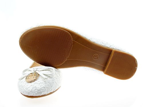 Baleriny dziewczęce białe - 31 na Arena.pl