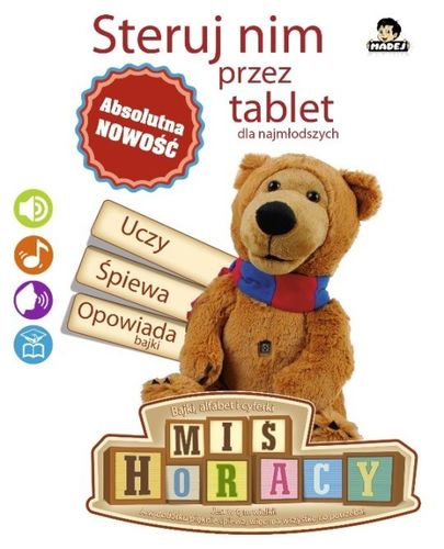 MIŚ HORACY INTERAKTYWNY STEROWANY TABLETEM PL na Arena.pl