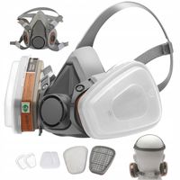 PÓŁMASKA PRZECIWPYŁOWA 6200 Z WKŁADAMI FILTRUJĄCYMI WIELOKROTNEGO UŻYTKU