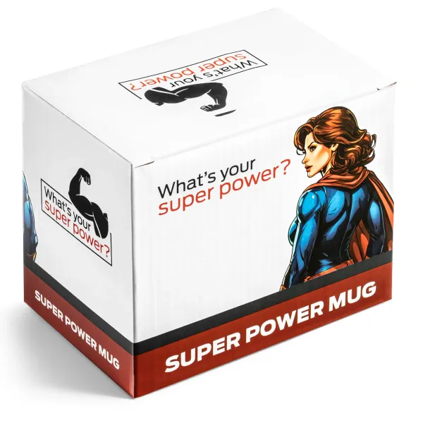 Czerwony Kubek z Napisem - SUPER MAMA zdjęcie 5