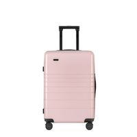 ETERNITIVE Walizka kabinowa, Koła 360°, Poliwęglan & ABS, 32 L, Różowy
