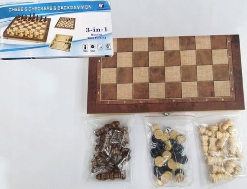 Szachy Drewniane 2W1 7975 na Arena.pl