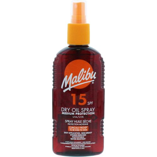 Malibu Dry Oil Spray SPF15 Olejek Brązujący Do Opalania 200ml na Arena.pl