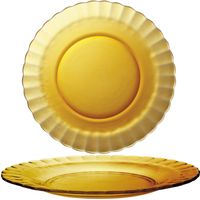 talerz płytki duralex picardie amber pomarańczowy 230 x 20 mm