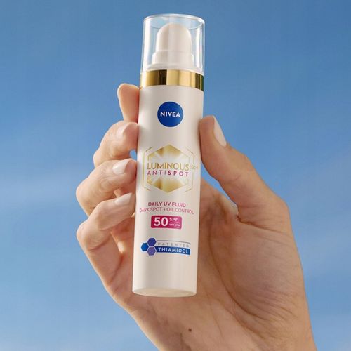 NIVEA LUMINOUS Krem do twarzy kwas hialuronowy i SPF50 zestaw dzień+ noc na Arena.pl