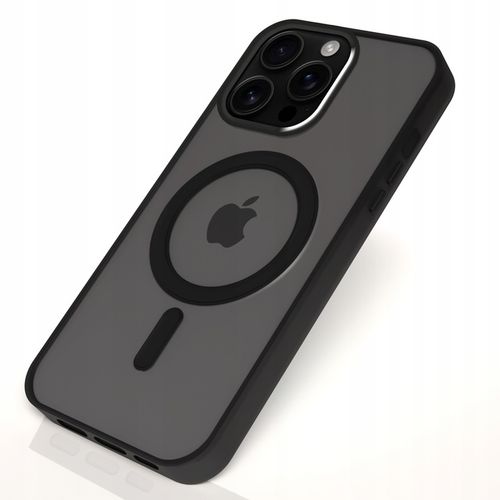 Etui do Apple iPhone 16 Pro Max (Do Magsafe, Magnetyczne, Czarny Mat)+Szkło na Arena.pl