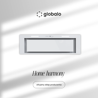 Okap kuchenny GLOBALO Materi 90.1 White