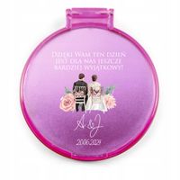 LUSTERKO podziękowania dla gości na ŚLUB WESELE nadruk UV dużo wzorów