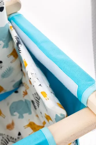 huśtawka dla niemowlaka Junior Boho niebieski MAŁPISZON na Arena.pl