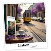 Kawa ziarnista 1kg Lisbon White Label | Mieszanka | Crema