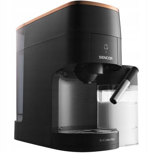 Ekspres do Kawy Kapsułkowy 3W1 Sencor SCC3000BK 1450W Nespresso Dolce Gusto na Arena.pl