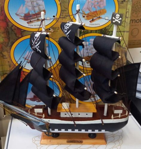 BESPORTBLE drewniany model statku pirackiego BELEM na Arena.pl
