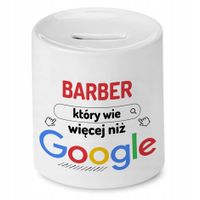 Skarbonka Dla Barbera Idealny Imieniny Prezent Z Nadrukiem Ze Zdjęciem