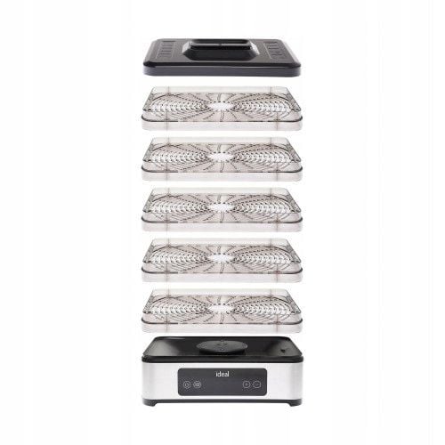 SUSZARKA DO ŻYWNOŚCI IDEAL INOX 400W 5 POZIOMÓW TIMER LED na Arena.pl