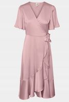 YAS Sukienka koktajlowa Thea 26028890 Różowy Standard Fit 42