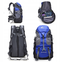 PLECAK GÓRSKI FREE KNIGHT CZARNY WODOODPORNY 50L TREKKING SURVIVAL TORBA